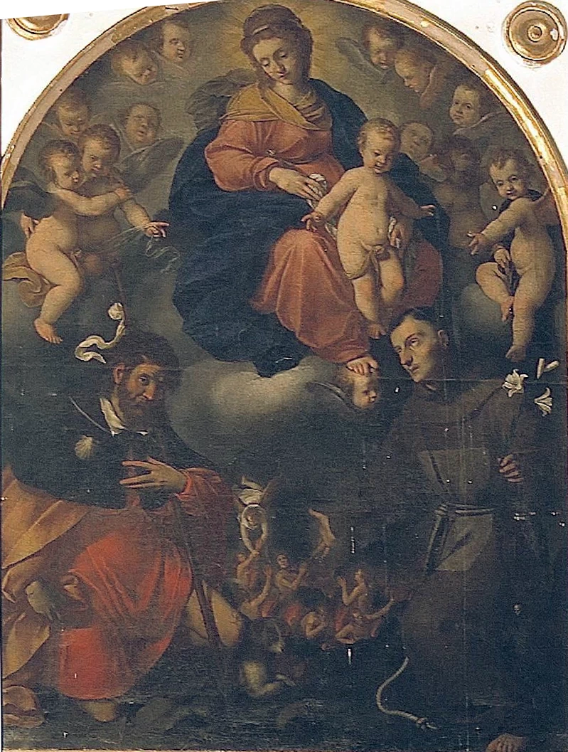 Madonna del suffragio e santi